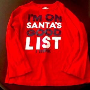 Oshkosh Santa shirt